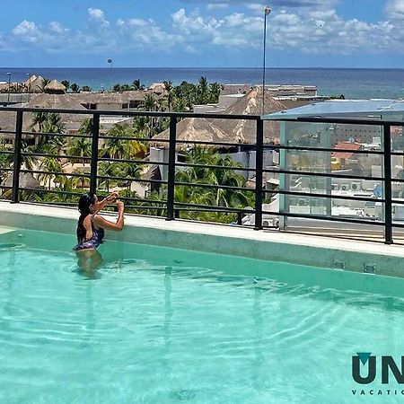 1 Block To The Beach 2Br 6Pax Rooftop Pool King Bed Плая дел Кармен Екстериор снимка