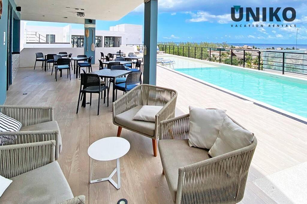 1 Block To The Beach 2Br 6Pax Rooftop Pool King Bed Плая дел Кармен Екстериор снимка