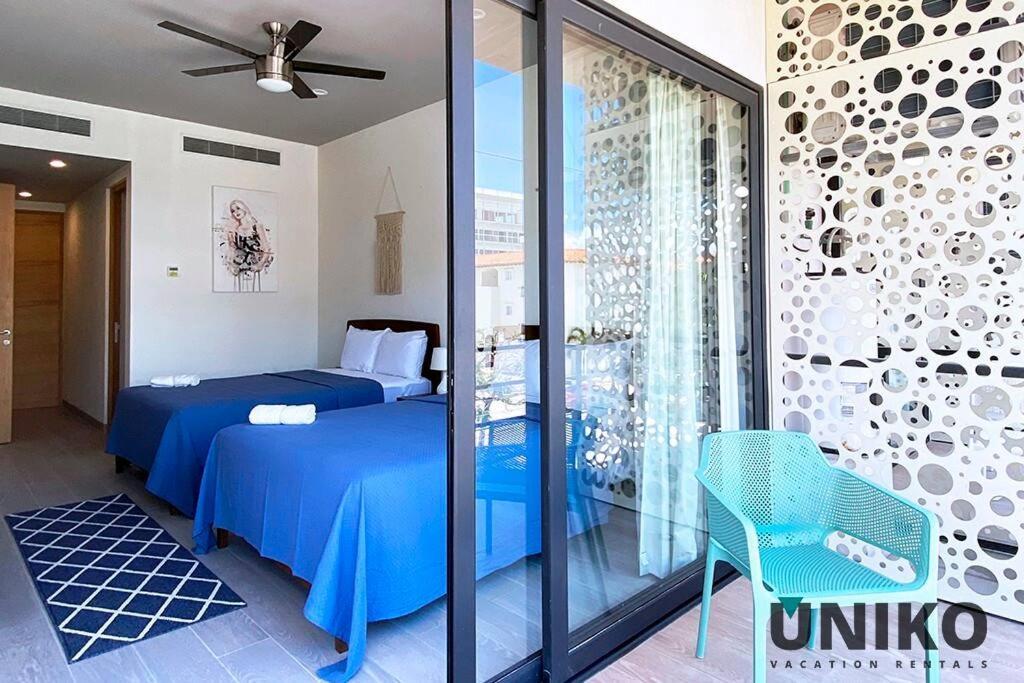 1 Block To The Beach 2Br 6Pax Rooftop Pool King Bed Плая дел Кармен Екстериор снимка