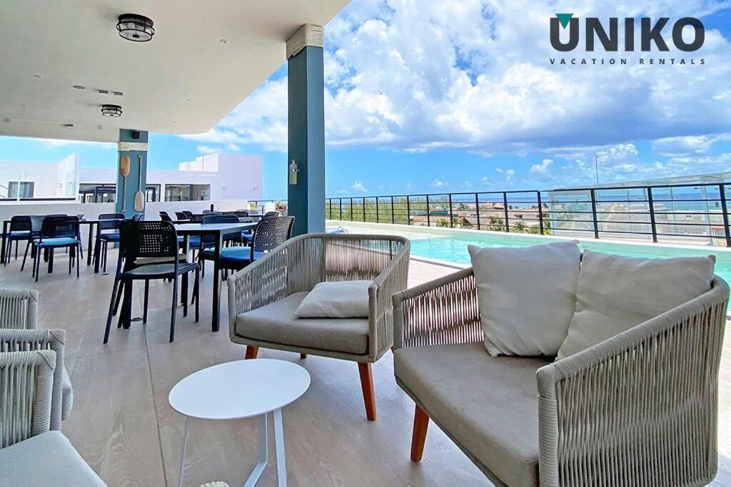 1 Block To The Beach 2Br 6Pax Rooftop Pool King Bed Плая дел Кармен Екстериор снимка